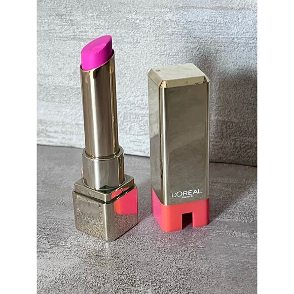 L'Oreal Colour Riche Caresse Lipstick Lip Color 183 PINK VINYL - Picture 8 of 9